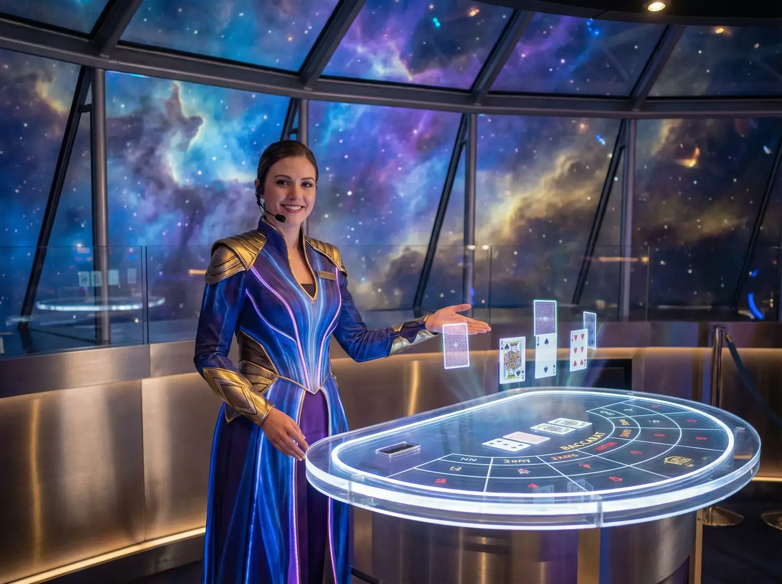 彩票平台真人百家乐仙女座星云美女荷官