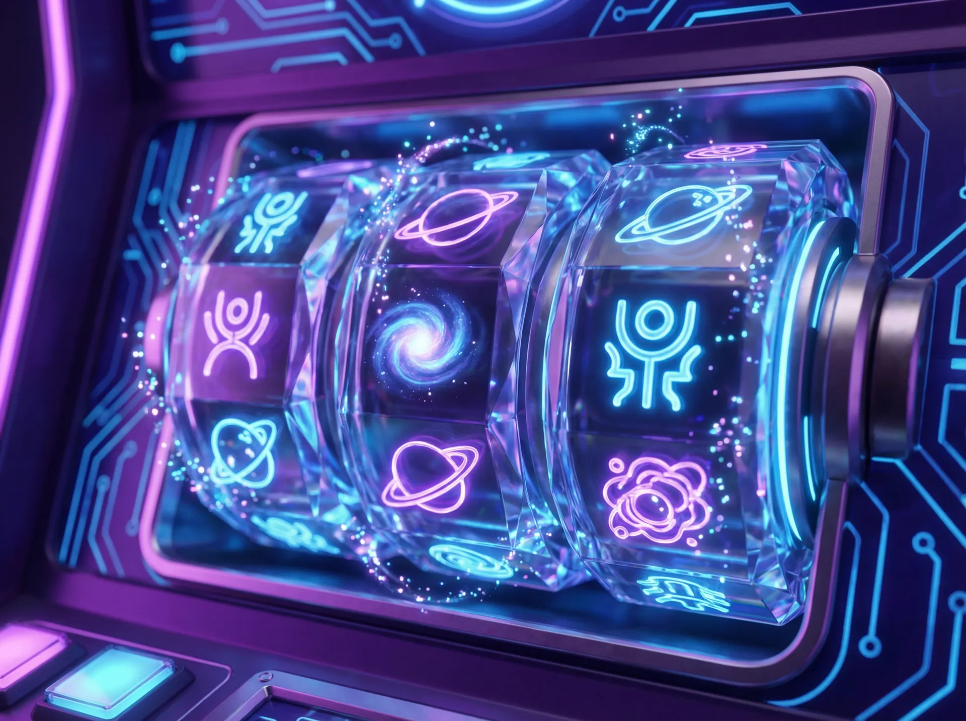 彩票平台电子游艺外星符号水晶转轴